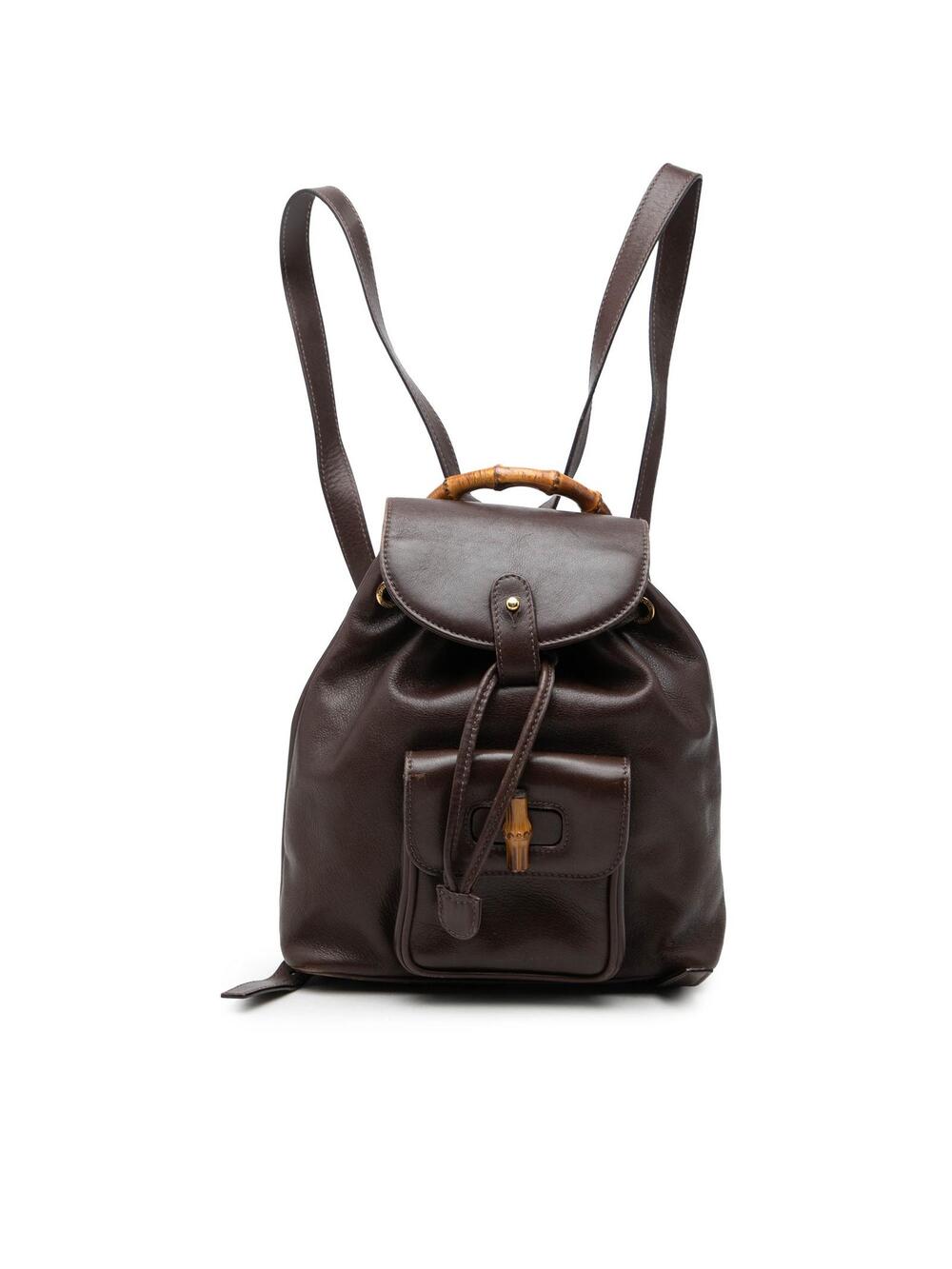 Gucci Mini Calfskin Bamboo Drawstring #350622G48B